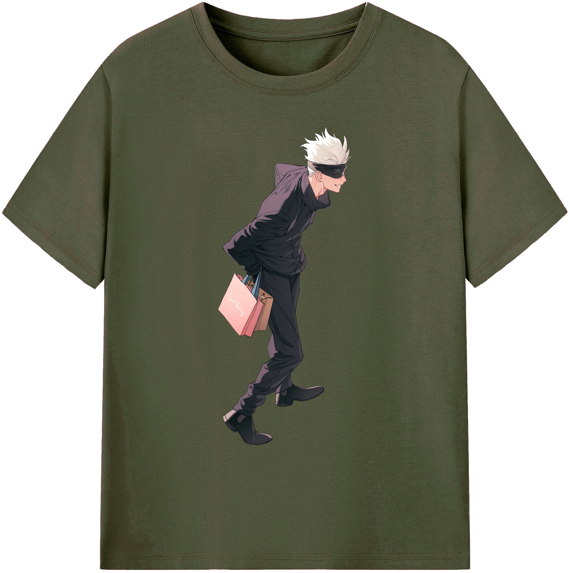 （画像用） 呪術廻戦 Jujutsu Kaisen 綿100％ メンズ半袖Tシャツ｜肌触りやわらか＆通気性